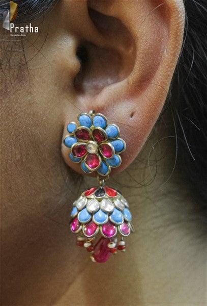 Pacchi Work Jhumka