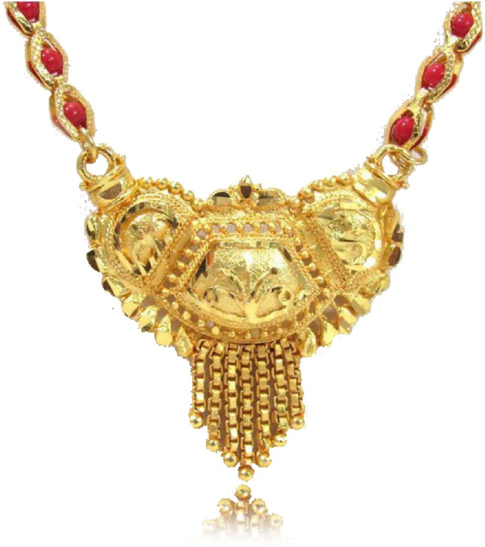 Gold plated necklace