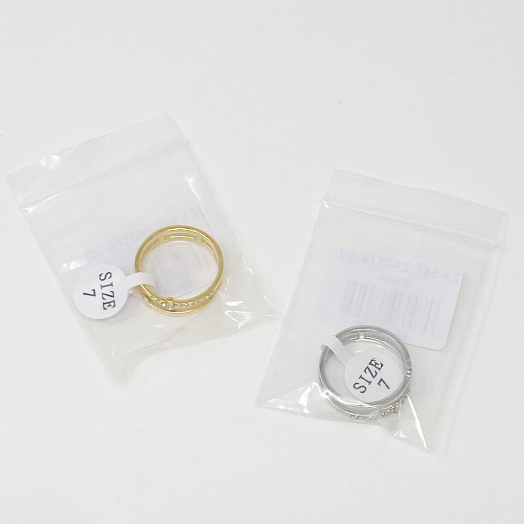 Forever Double Cross Ring